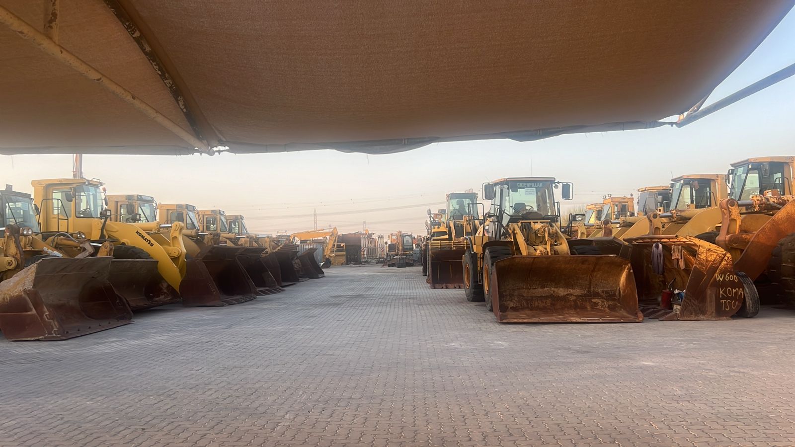 Caterpillar equipment showroom