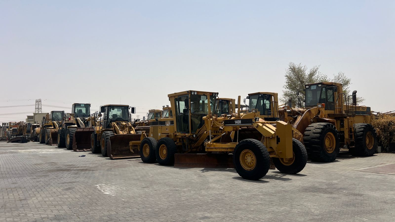 Komatsu equipment showroom