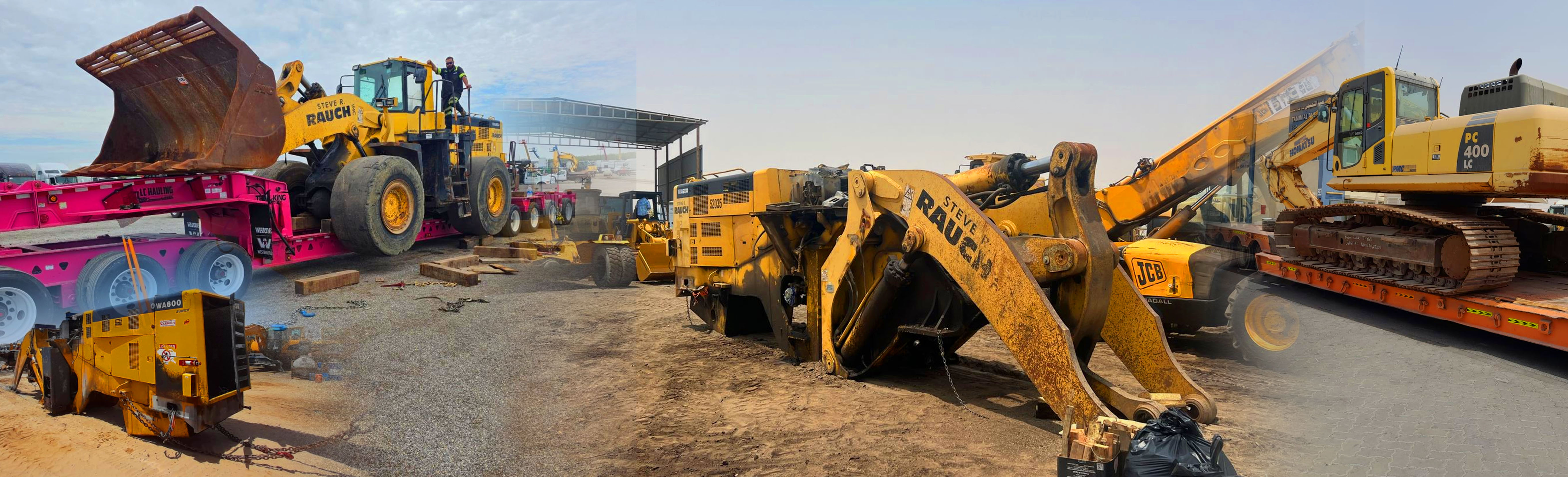 Heavy equipment logistics transportation services Dubai UAE